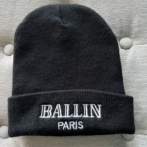 Ballin Paris black beanie